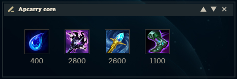 build para Seraphine apcarry
