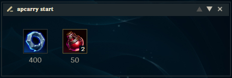 build de ínicio para Seraphine apcarry